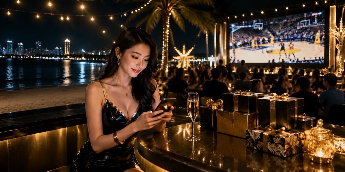 Người hâm mộ bóng rổ tại chợ đêm Hà Nội xem trận đấu và theo dõi cược thể thao