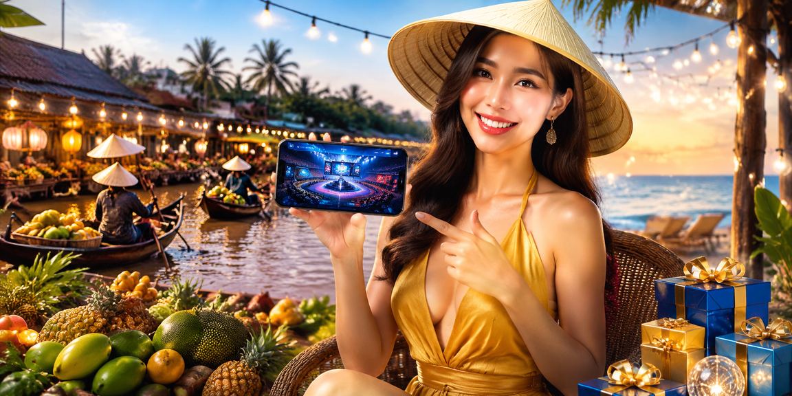 Bầu không khí esports và cá cược tại bãi biển vùng Mekong với người hâm mộ thể thao điện tử